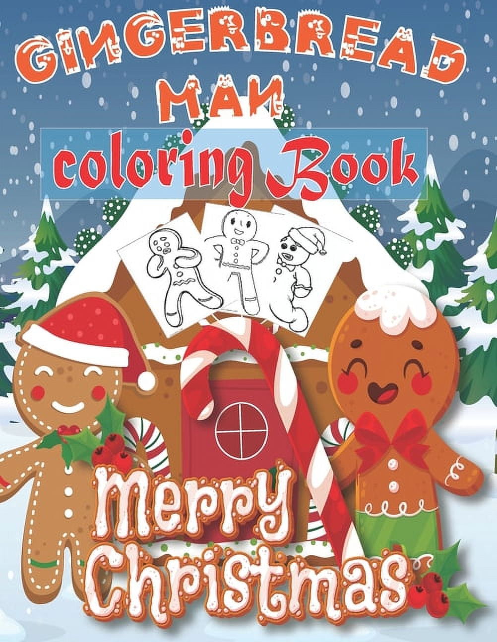 Gingerbread Man Coloring Book : Gingerbread man coloring book - Fun
