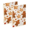 thumbnail image 1 of Gingerbread Man Cookies Ring Binder Notebook Journey Note Diary College Ruled Spiral Notebook Study Loose Leaf Paper A5 60 Pages, 1 of 8