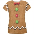 thumbnail image 1 of Gingerbread Man Costume All Over Womens T Shirt Multi 2XL, 1 of 7