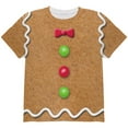 thumbnail image 1 of Gingerbread Man Costume All Over Youth T Shirt, 1 of 2