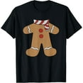 thumbnail image 1 of Gingerbread Man Costume T-Shirt – Funny Christmas Cookie Baking Tee, Holiday Party Graphic Shirt, 1 of 2