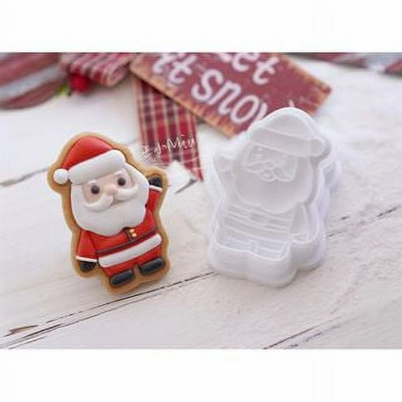 Gingerbread Man Crystal Ball Gloves Socks Cookie Mold Stamp Christmas Party Dessert Baking Santa Claus Sugarcraft Bakeware