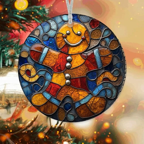 Gingerbread Man Custom Ornaments 2025, Gingerbread Man Ornament, Gingerbread Man Christmas Hanging Decor, Gingerbread Man Ornaments for Christmas Tree. 5RzfCm