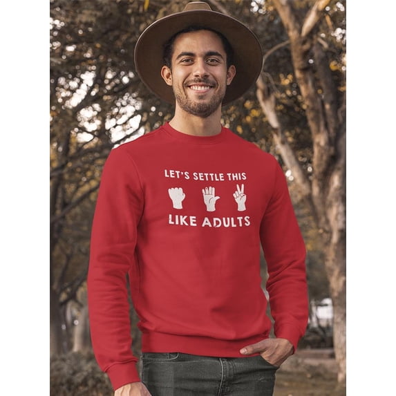 Gingerbread Man Design Sweatshirt Men's -GoatDeals Designs