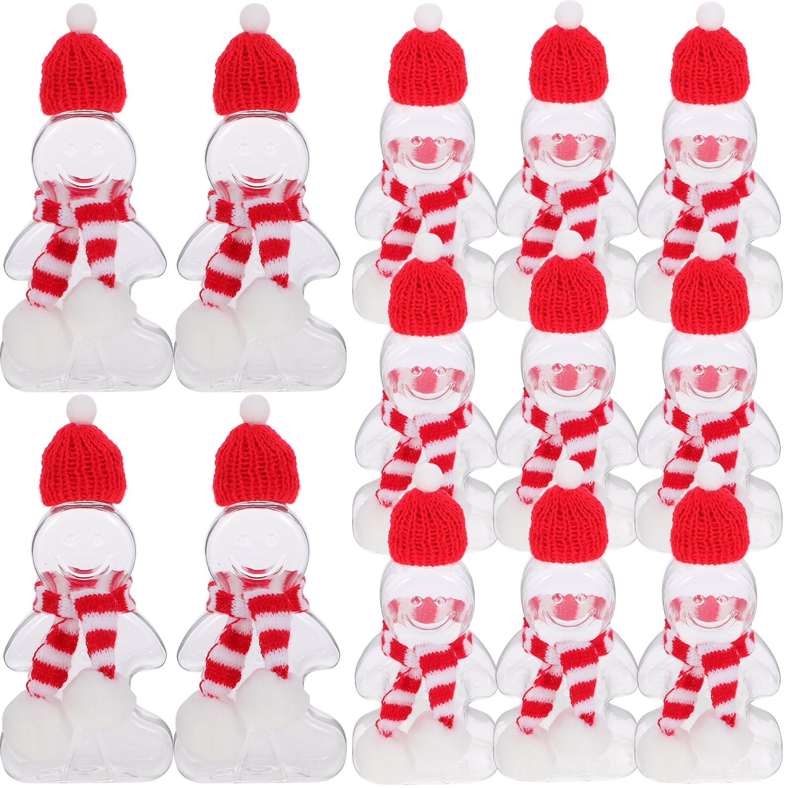 Gingerbread Man Drink Bottle Gift Boxes Candy Jar Juicing Bottles