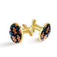 thumbnail image 1 of Gingerbread Man Elegant Mens Cufflinks Set for Dress Shirts, Made of Stainless Steel, Ideal for Formal Events, 1 of 6