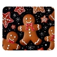 thumbnail image 1 of Gingerbread Man Gaming Mousepad Square, 8.3x9.8 Inch Non-Slip Rubber Bottom Printed Mouse Mat for Office and Gaming, 1 of 6
