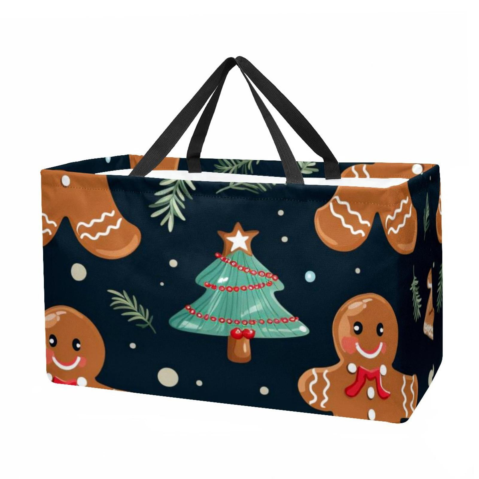 Gingerbread Man Large Foldable Oxford Cloth Laundry Organizer with