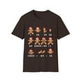 thumbnail image 1 of Gingerbread Man Math Teacher Fractions Novelty Graphic Unisex T-Shirt, 1 of 4