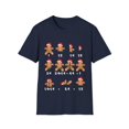 thumbnail image 1 of Gingerbread Man Math Teacher Fractions Novelty Graphic Unisex T-Shirt, 1 of 4