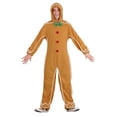 thumbnail image 1 of Gingerbread Man Onesie Adult Costume, 1 of 5