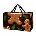 thumbnail image 1 of Gingerbread Man Oxford Cloth Reusable Foldable Decorative Box – Large Capacity Laundry Bag, Laundry Basket, Cube Organizer, 1 of 7