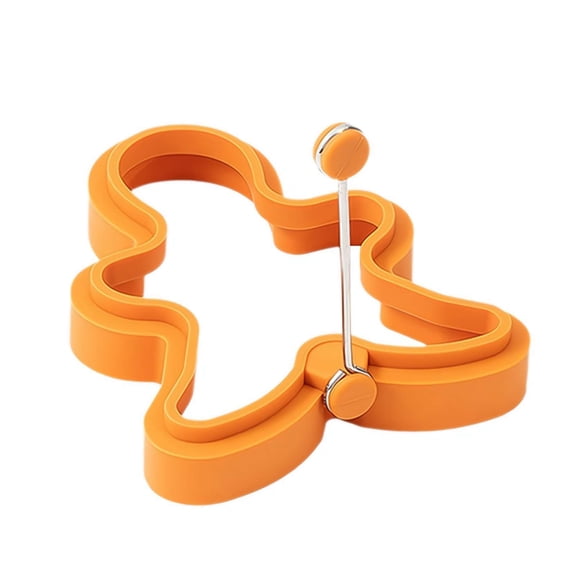 Gingerbread Man Pancake Mold,Star Egg Frying Mold, Silicone Molds for Frying Eggs and Making Festive Pancakes -1pc