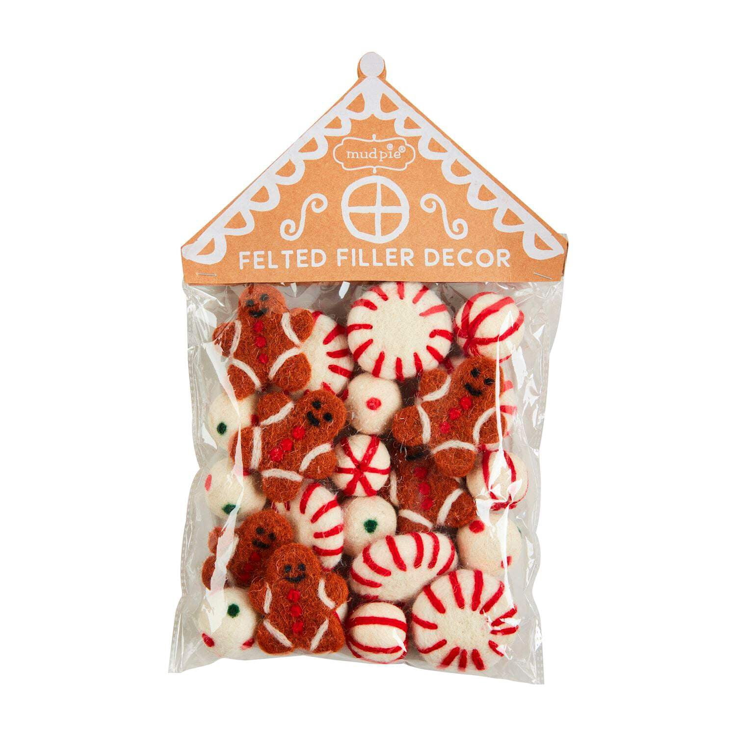 Mud Pie Felted Filler, Gingerbread