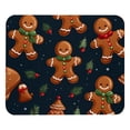 thumbnail image 1 of Gingerbread Man Printed Square Mouse Pad, 8.3x9.8 Inch, Non-Slip Rubber Bottom Mouse Mat for Office and Gaming, 1 of 6