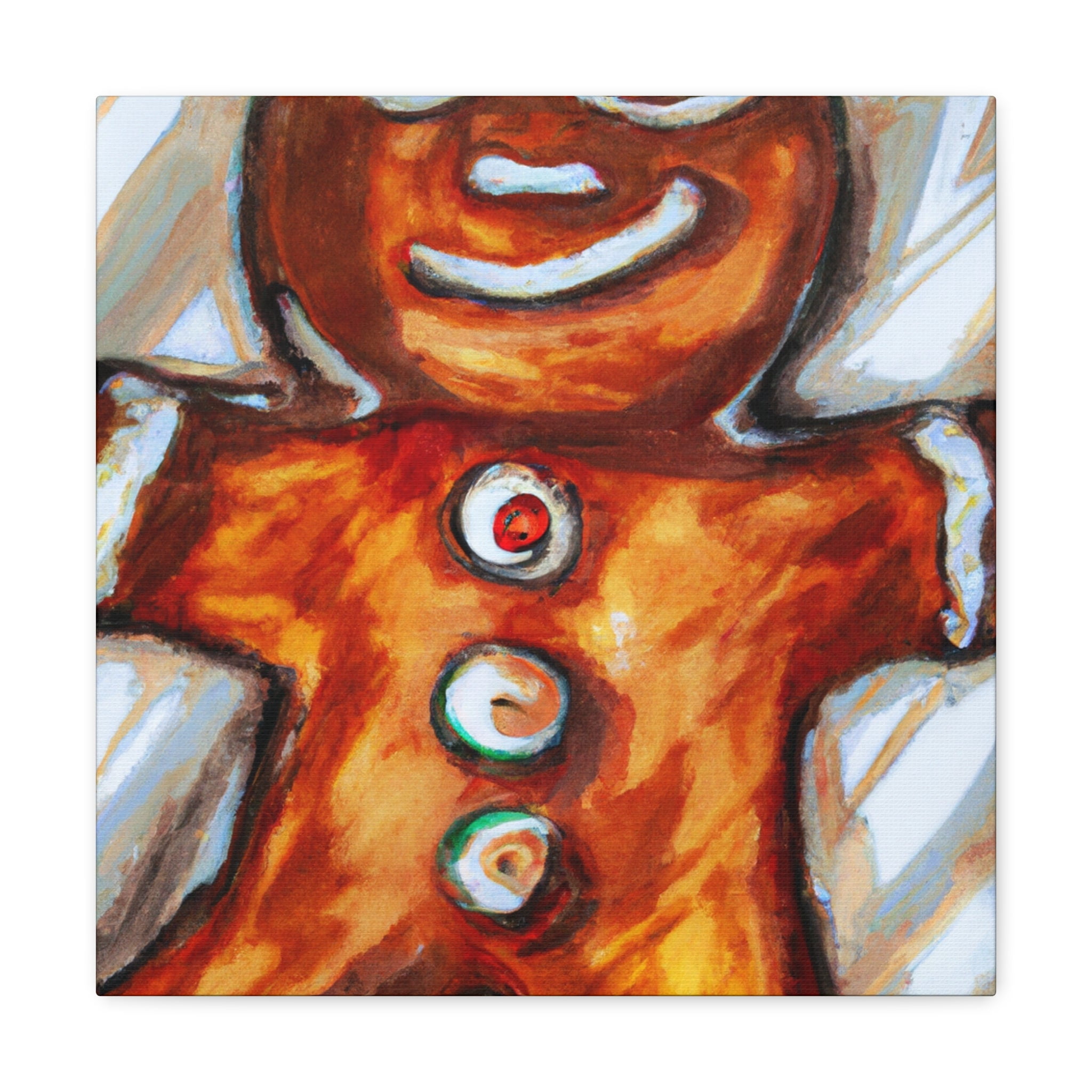 Gingerbread Man Realism - Canvas - Walmart.com