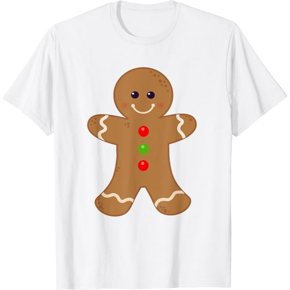 Gingerbread Man Shirt Christmas Cookie Baking Holiday Tee T-Shirt