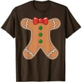 thumbnail image 1 of Gingerbread Man Shirt Men Women Cookie T-Shirt, 1 of 4