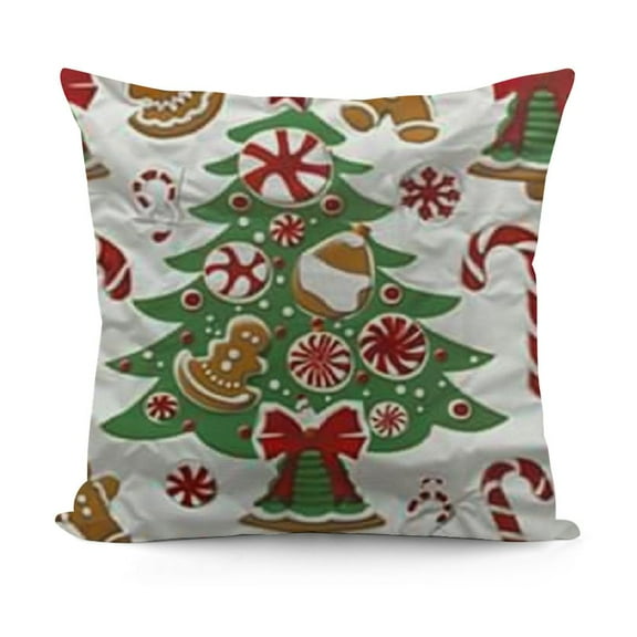 Gingerbread Man Theme Pieces Duvet Covers Full Size，Bedding Christmas Graphic Print Duvet Cover，Decorative Pillow Shams for All Season （Multicolor，Full）