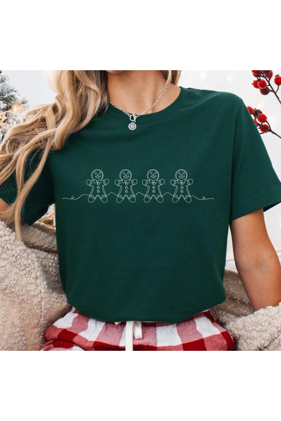 Gingerbread Men T-Cookie Festive