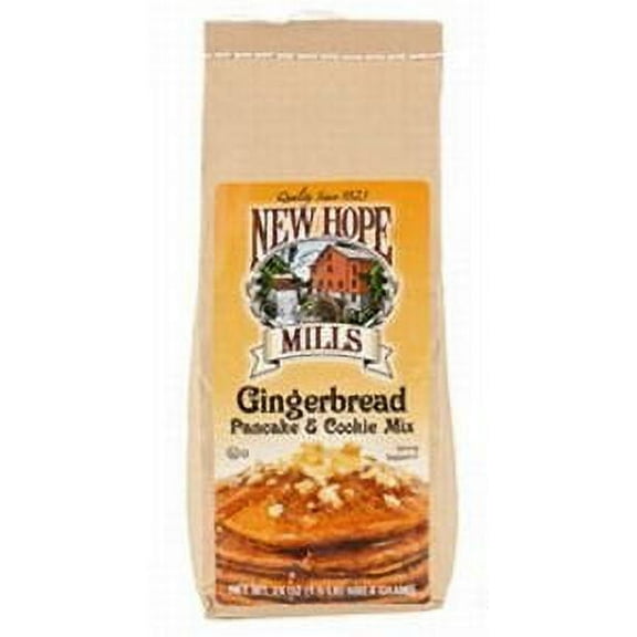 Gingerbread Pancake & Cookie Mix (1.5 Pounds) by New Hope Mills