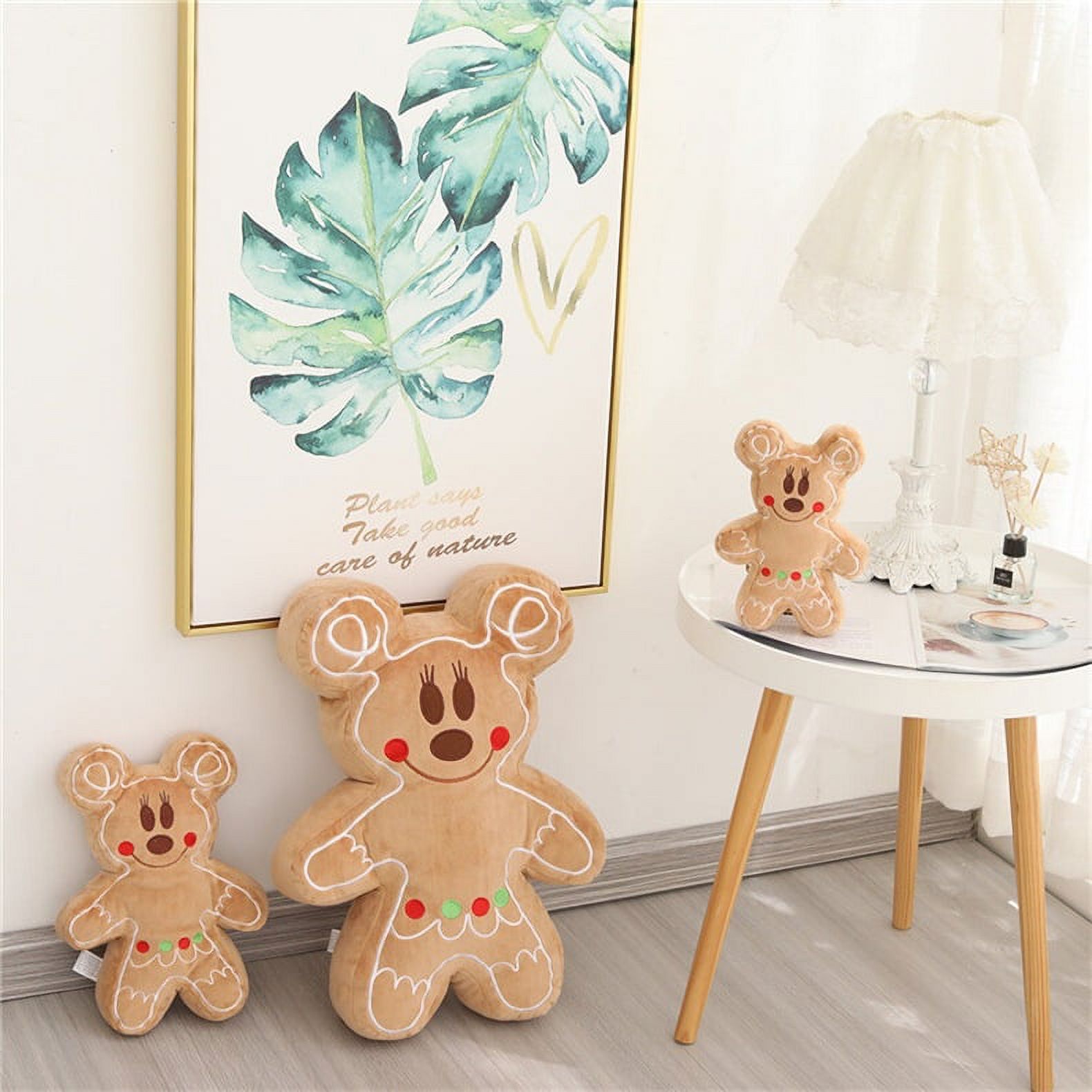 Gingerbread Plush Toys Christmas Stuffed Gingerbread Boy and Girl
