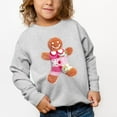 thumbnail image 1 of Gingerbread Polka Dot Patchwork Print - Toddler Graphic Sweatshirt, 1 of 15