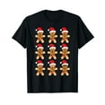 thumbnail image 1 of Gingerbread Shirt Funny Cute Christmas Gingerbread Man Black T-Shirt, 1 of 5