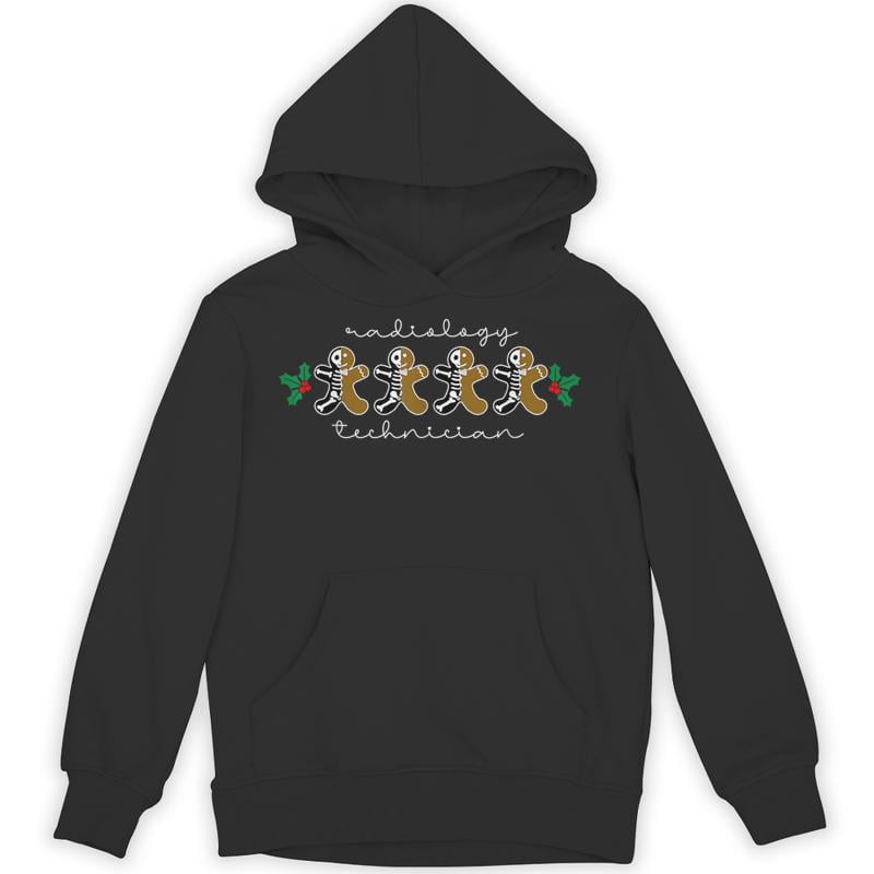 Gingerbread Skeleton Funny Christmas Radiology Technician Xray Rad Tech ...