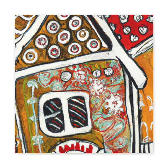"Gingerbread Splendor" - Canvas