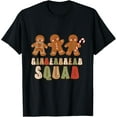 thumbnail image 1 of Gingerbread Squad Cute Lover Ginger Bread Cookie T-Shirt Shirts, 1 of 3