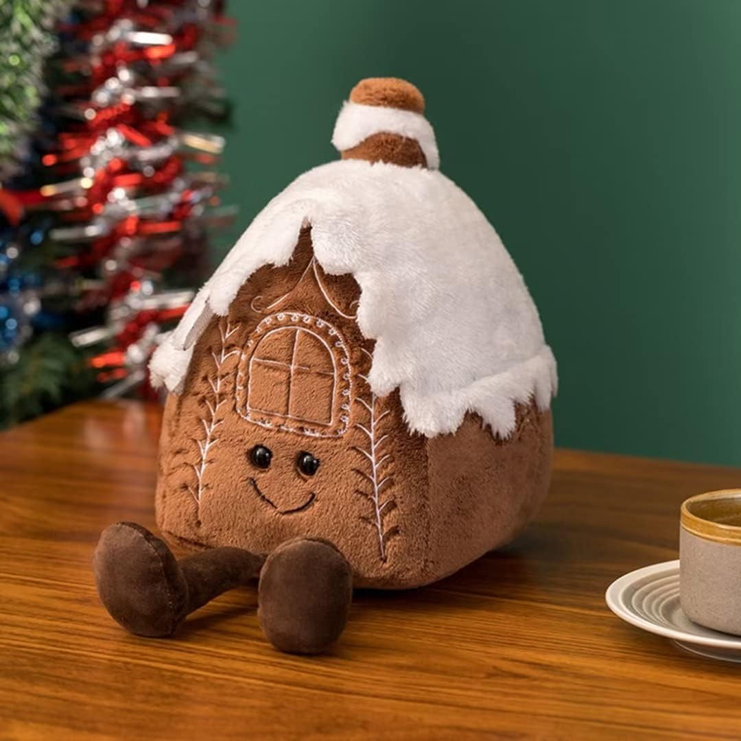 Gingerbread Stuffed Pillow Plush Gingerbread Christmas Pillows For Home