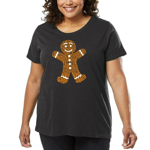Gingerbread - Women's Plus Size Word Art T-Shirt