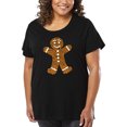 thumbnail image 1 of Gingerbread - Women's Plus Size Word Art T-Shirt, 1 of 3