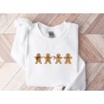 thumbnail image 1 of Gingerbreads Christmas Embroidered Sweatshirt, 1 of 2