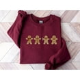 thumbnail image 1 of Gingerbreads Christmas Embroidered Sweatshirt, 1 of 1