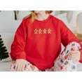thumbnail image 1 of Gingerbreads Cute Christmas Embroidered Sweatshirt, 1 of 1