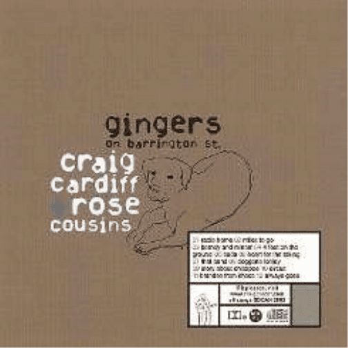 Craig Cardiff Gingers On Barrington Street (CD)