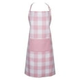 thumbnail image 1 of Gingham Apron,Chef Aprons For Cooking & Baking - Soft Restaurant Quality Kitchen Aprons With Adjustable Neck & Long Tie,Protective Aprons For Men & Women,Bbq Grilling Baking,1 PC(Pink), 1 of 8