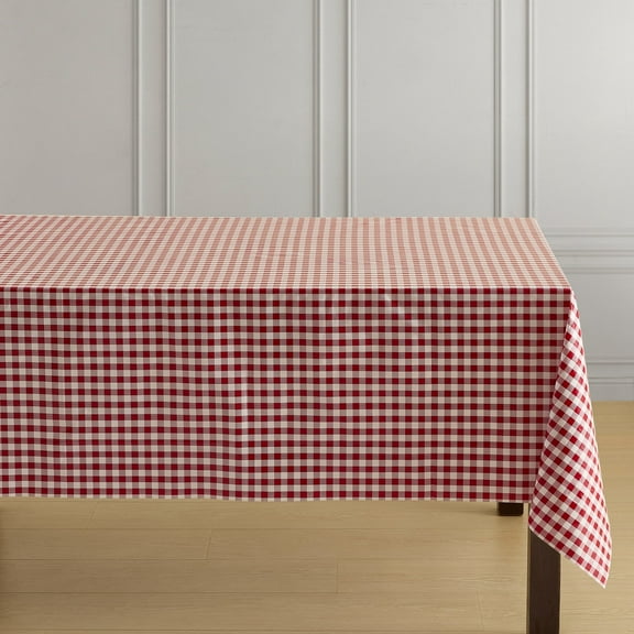 Gingham Check 3-Yard Cut-to-fit Vinyl Tablecloth/Table Protector
