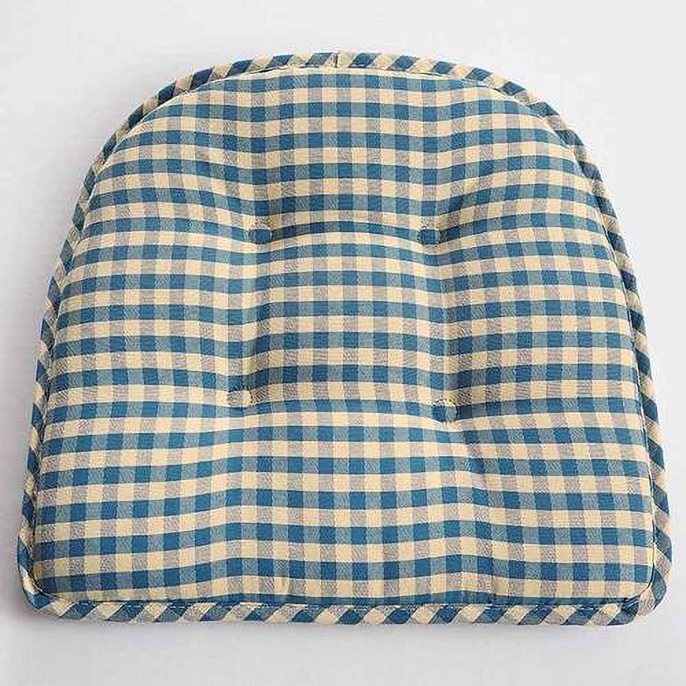 Gingham Check Seat CushionsBlue