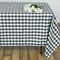 Gingham/Checkered Cotton Blend Italian Restaurant Style Tablecloth/Overlay