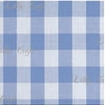 thumbnail image 1 of Gingham Checkered Poly Cotton 1 Inch Blue Fabric - Sold By The Yard - 57" / 58", 1 of 1