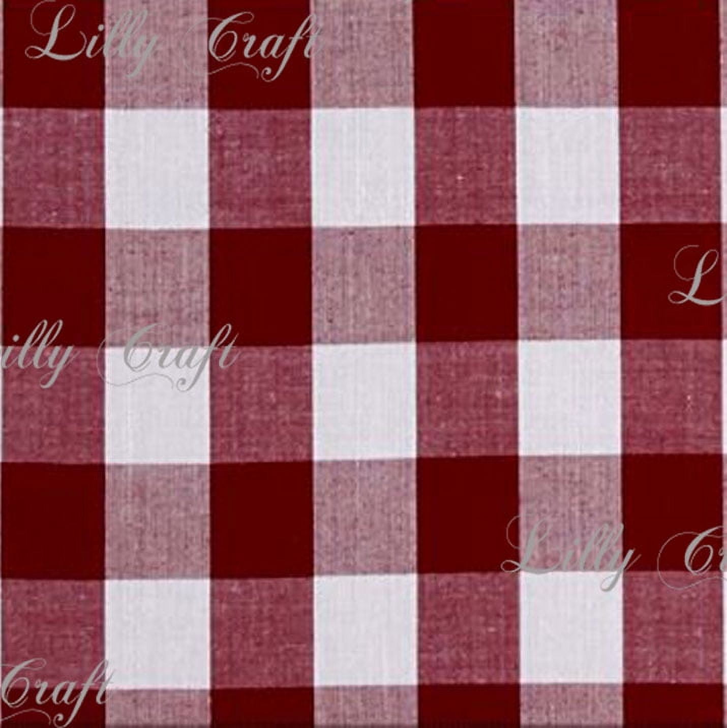 Sage Gingham Fabric By The Yard - 1/4 Inch Checkered Poly Cotton, 58" Wide, Lightweight For Dresses, Curtains, Crafts