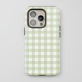 thumbnail image 1 of Gingham For All iPhone Series Protective Phone Case Classic Sage Green, 1 of 7