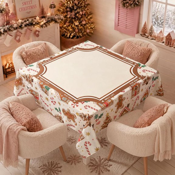Gingham Mahjong Tablecloth Mahjong Cards Table Cover