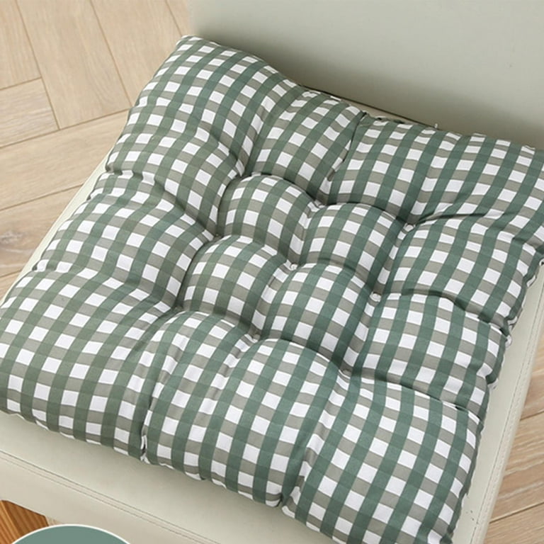 Gingham seat pads with ties sale