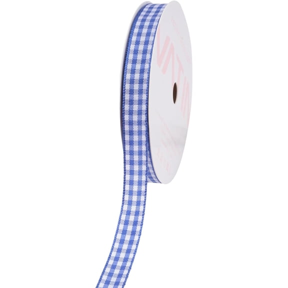 Gingham Ribbon, 3/8 x 25Yd Craft Plaid Ribbon Use for Gift Wrapping,Party Decoration,Hair Accessories Craft and Christmas Gift Wrapping Fall Ribbons Thanksgiving Wrapping Ribbon