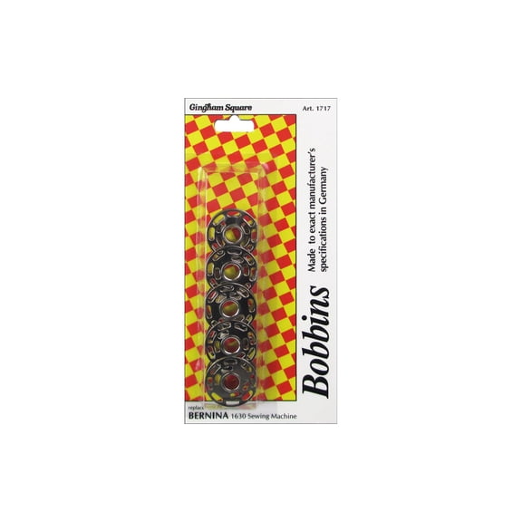 Gingham Square Bernina 1630 5P Bobbins