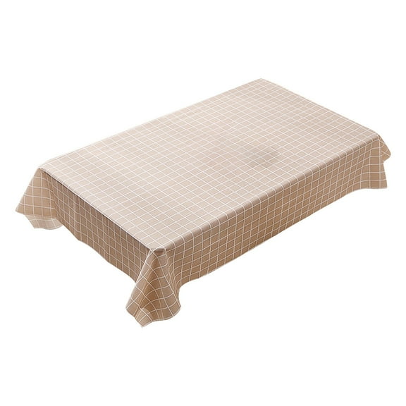Gingham Table Cloth,Gingham Tablecloth Disposable,54 X 59 Inch Waterproof Plastic Tablecloth,Premium Decorative Disposable Gingham Plaid Table Cloths For Parties, Picnic, Birthday, Party